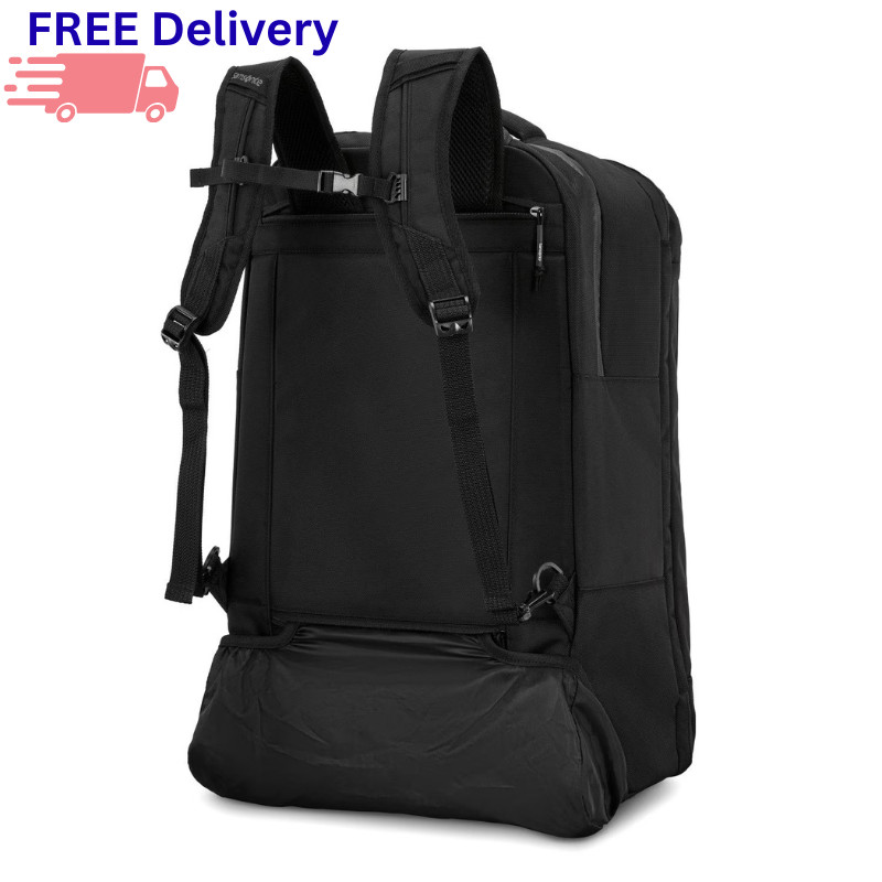 Samsonite Convertible Wheeled Backpack Rolling Laptop Travel Carry-On Bag New gallery