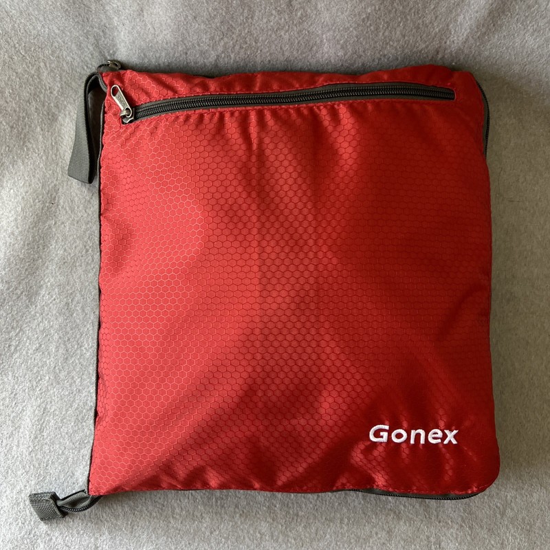 Gonex Large Travel Ripstop Duffle Bag Foldable & Packable 150 Liter Capacity Red