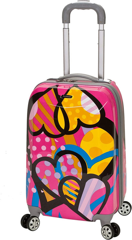 Vision Hardside Spinner Wheel Luggage, Carry-On 20", Love gallery