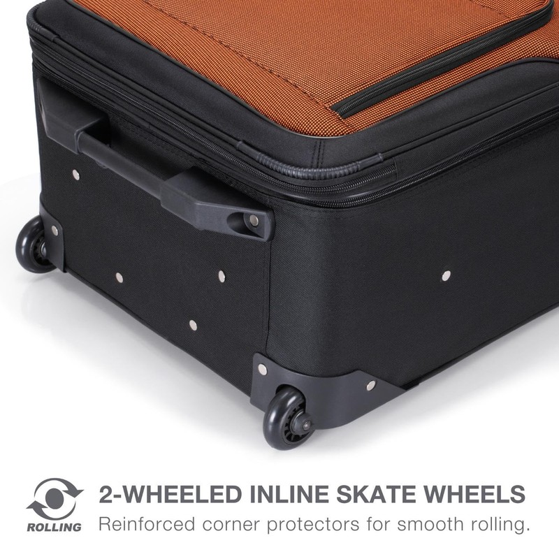 21" Navy Softside Expandable Carry-on Luggage with Wheels gallery