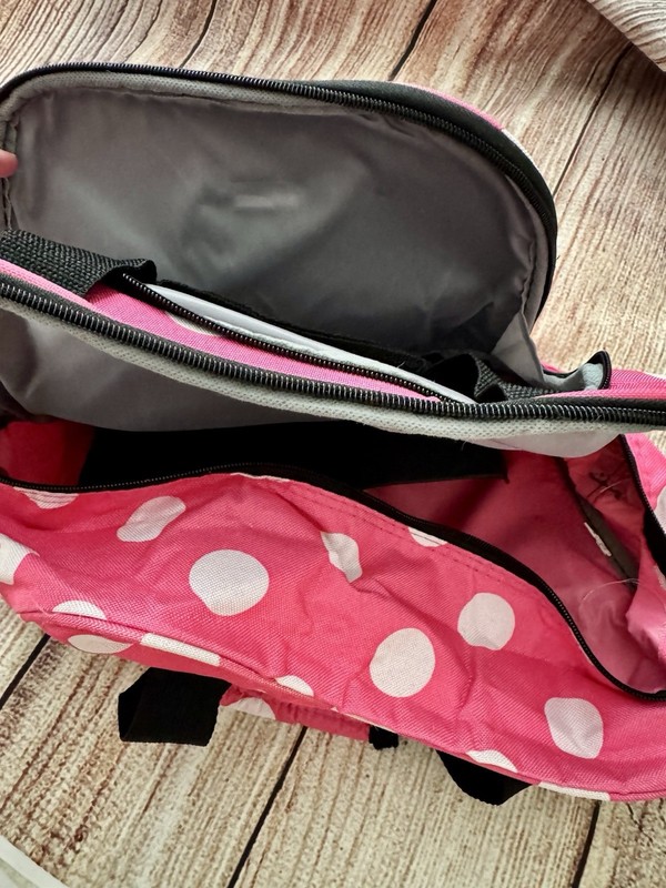 Rockland Overnight Travel Bag Pink And White Polka Dot gallery