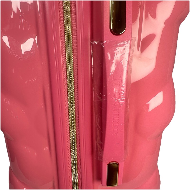 Juicy Couture Pink Heart Carry On Suitcase Spinner Luggage 21” gallery