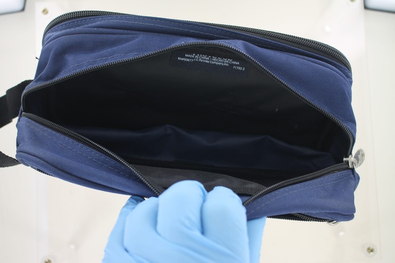Protocol Travel Toiletry Cosmetic Bag - Blue - 2 Compartments & 1 Pocket gallery