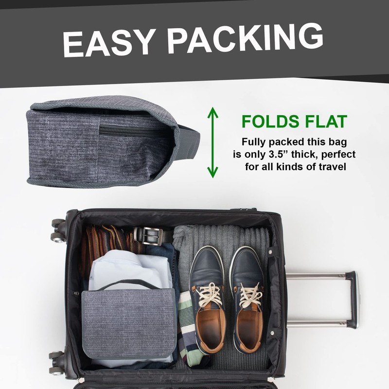 Summit Ridge Multi Pocket Hanging Toiletry Bag Travel Bag with Hanging Hook, ... gallery