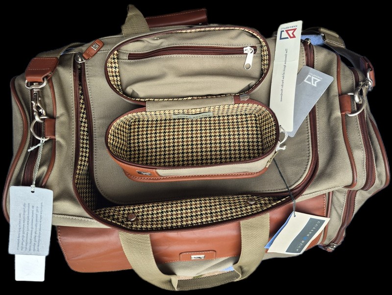 NWT Cutter & Buck Weekender Travel Bag & Dopp Kit - Las Vegas Logo - 2 Pieces gallery