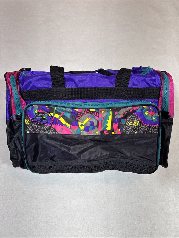 Vintage 80s/90s Beyond Performance Multi Color Gym/Duffle Bag With Original Tag