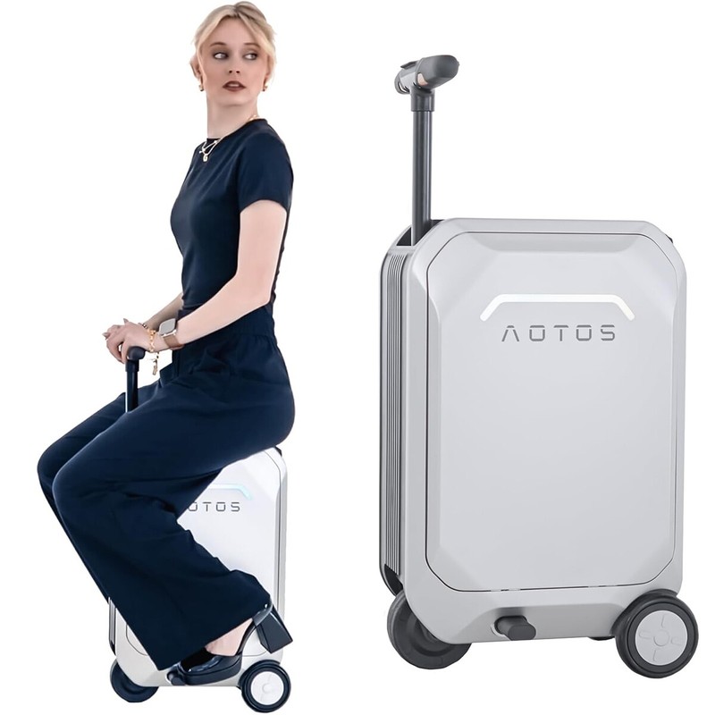 NEW! 20” Smart Rideable Suitcase 31L Electric Luggage Scooter For Travel &APP
