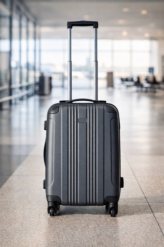 Kenneth Cole Reaction Carry On Spinner Suitcase Hard Shell 4 Wheel Gray