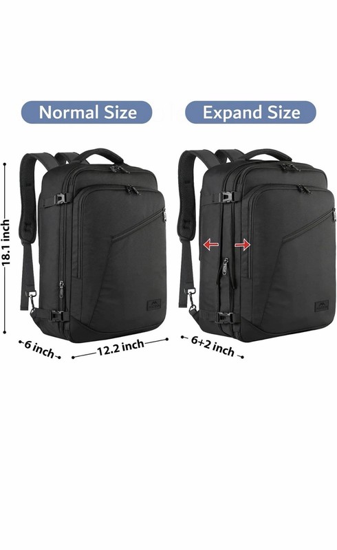 MATEIN Carry on Backpack Extra Large Travel Expandable gallery