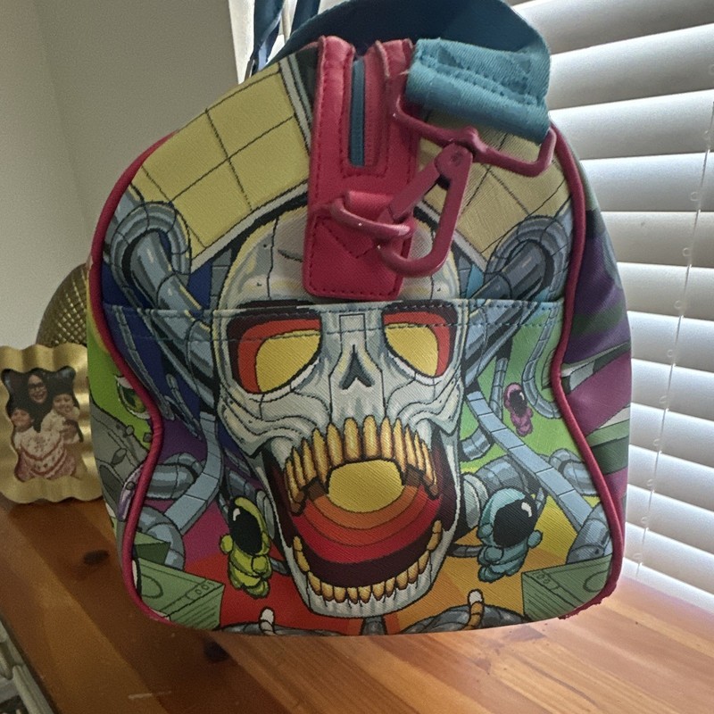 Sprayground 21" Multicolor Graphic Print Duffle Bag w/ Adjustable Shoulder Strap gallery