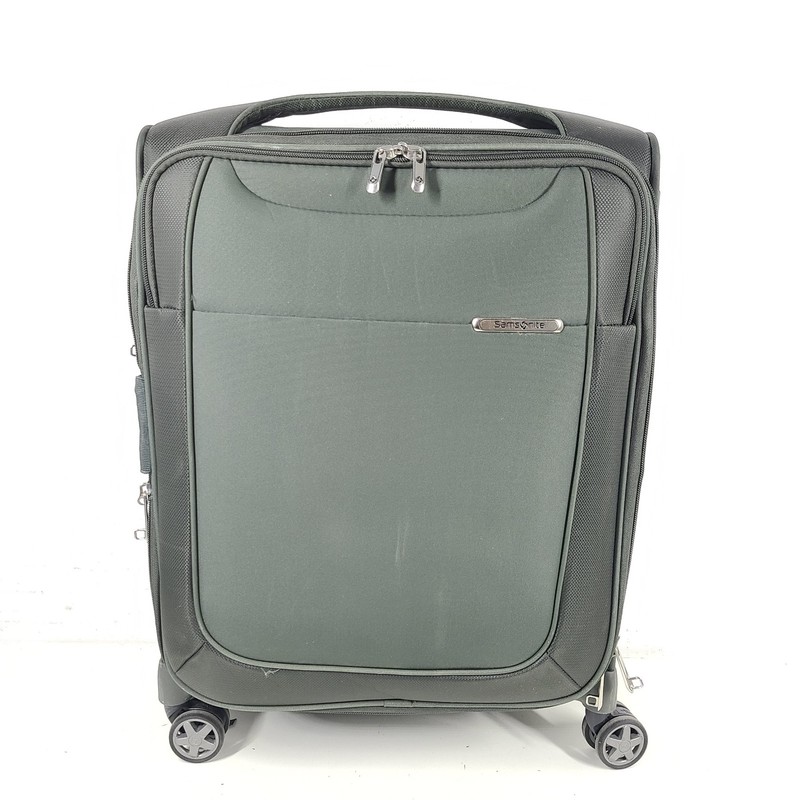 Samsonite 21″ D’Lite Spinner Carry On Cabin Soft Shell Luggage TSA Lock Green