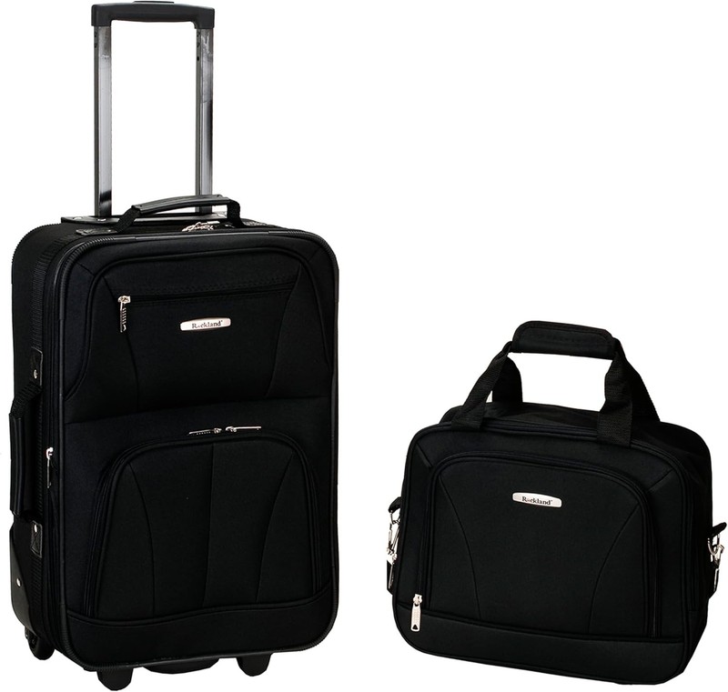 2 Piece Softside Expandable Luggage Set