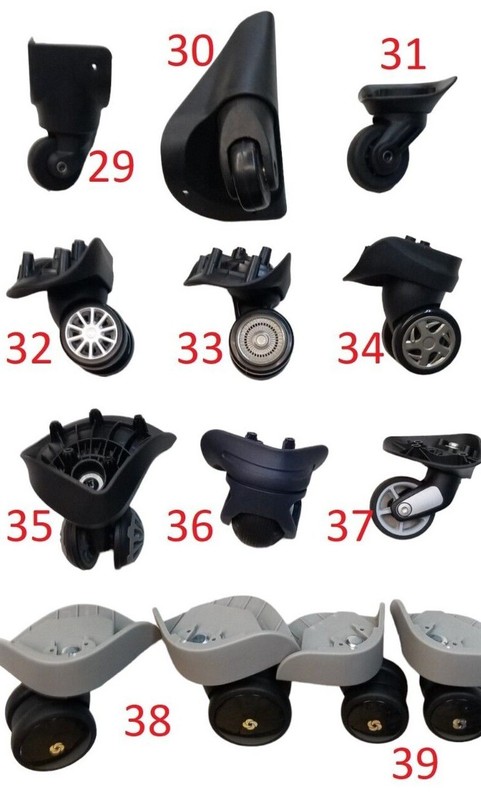 Luggage Replacement Wheels Suitcase Part Spinner Wheel Assorted Brands gallery