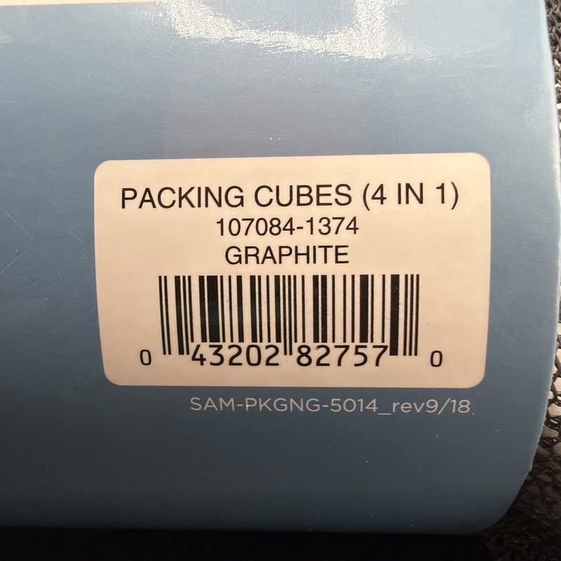NEW Samsonite 4 Packing Cube Set - Graphite Gray - Four Sizes 2018 107084-1374 gallery