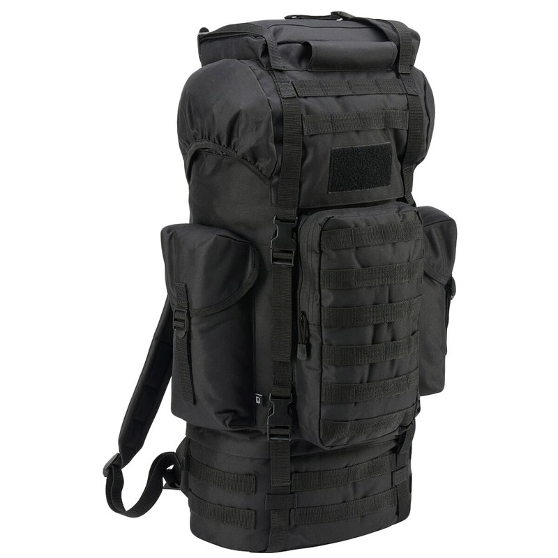 Brandit Combat 66L MOLLE Rucksack Bundeswehr Army Walking Hunting Backpack Black
