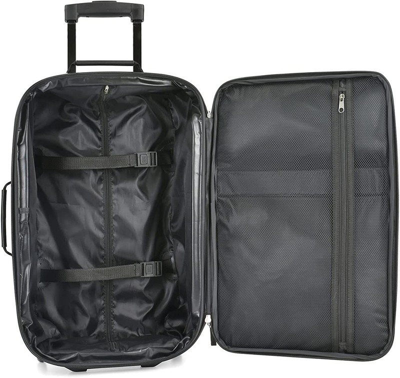 Phi Beta Sigma 2 Pc Luggage Set 21 Inch Upright Roller Tote Blue Travel gallery
