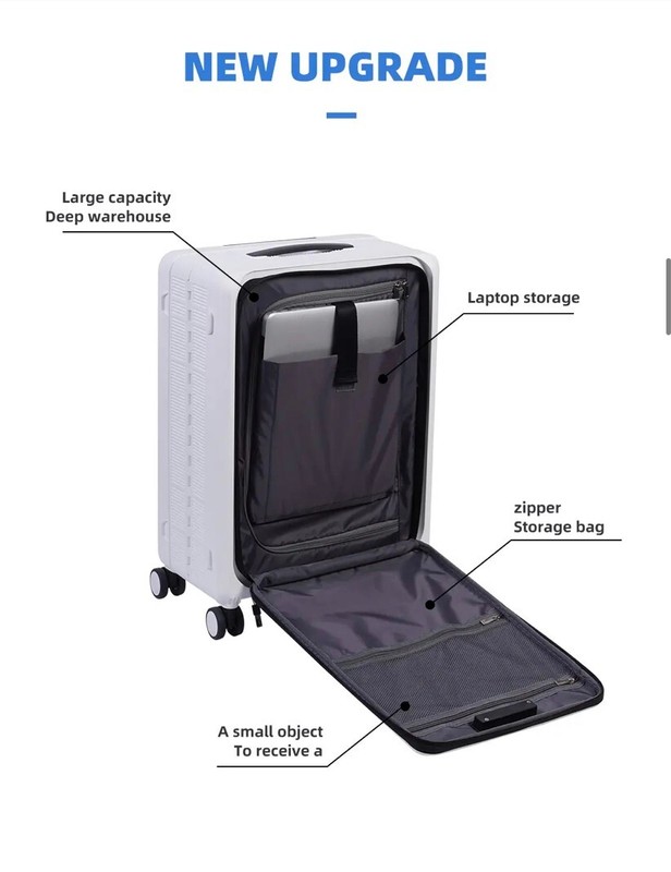 Travlr Foldable/ Collapsible 100% PP carry on with express laptop pocket gallery