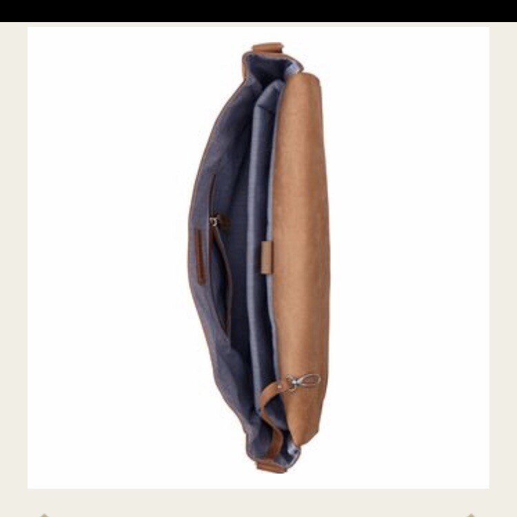 New quality leather briefcase messenger bag Made by Duluth Trading Co gallery