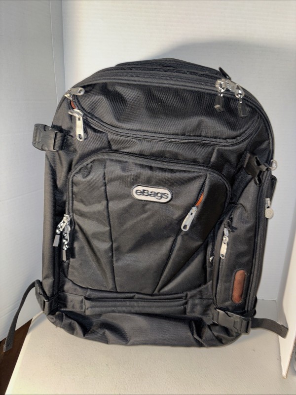 eBags EB2146-19 TLS Mother Lode Weekender Convertible Expandable Black Backpack