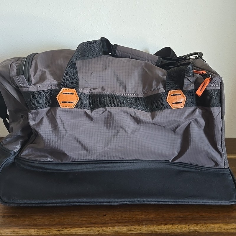 Timberland Highgate Spring Collection 22" Duffle Travel Bag Gray Orange Black gallery