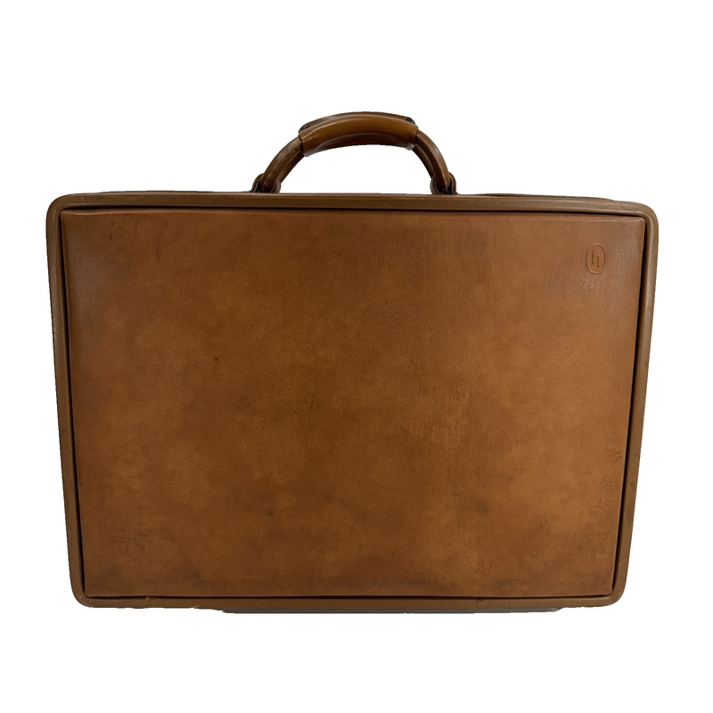 Hartmann International Belting Leather Carry-On Luggage 18” Briefcase – No Keys