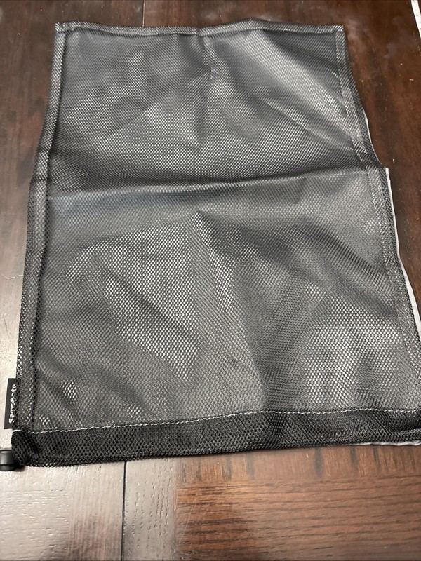 Samsonite Gray/Black Mesh Accessory Bag Dirty Clothes Shoes New gallery