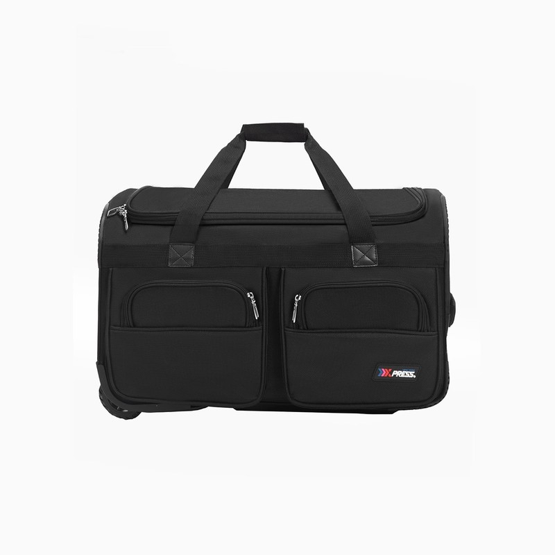 Rolling Duffle Bag With Wheels And Handle Travel Duffle Bag Black Travel Luggage