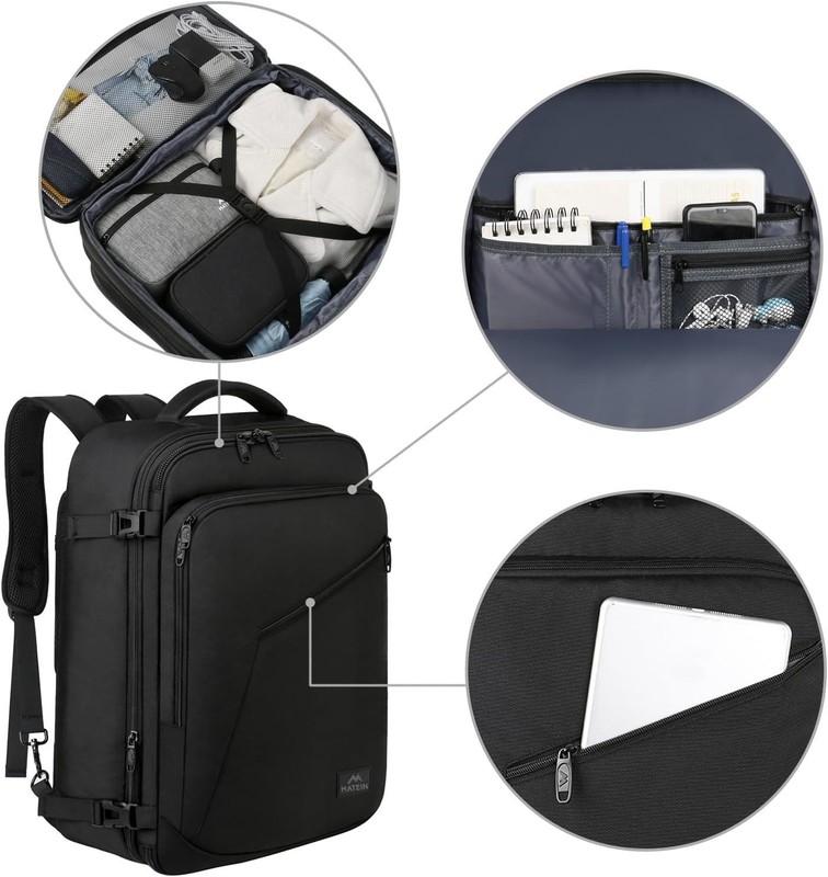 Extra Large Lightweight Daypack | Stylish Backpack for Travel with 5 Pockets gallery