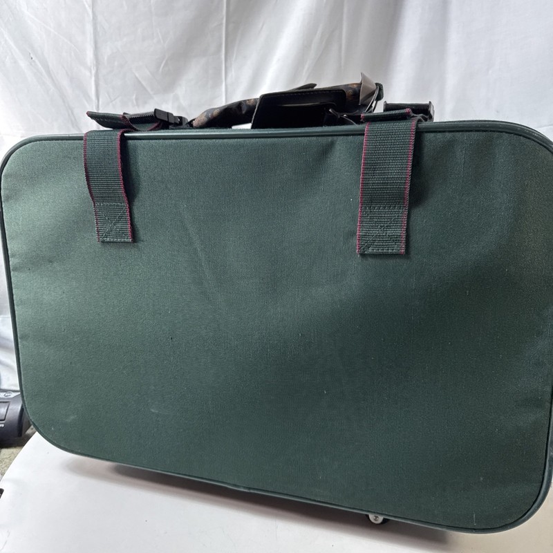 ROMA Vintage Rolling Soft Side Carry On Luggage Suitcase Overnight Bag 14x19x22 gallery