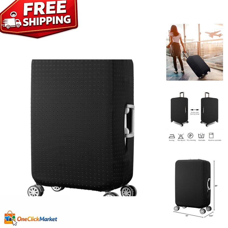 Durable Water-Resistant Luggage Cover for 28-30 Inch Suitcases with Luggage Tag