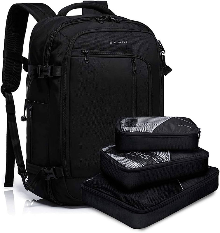 BANGE Travel Overnight Backpack 40-Liter FAA Flight Approved Weekender Bag Carry
