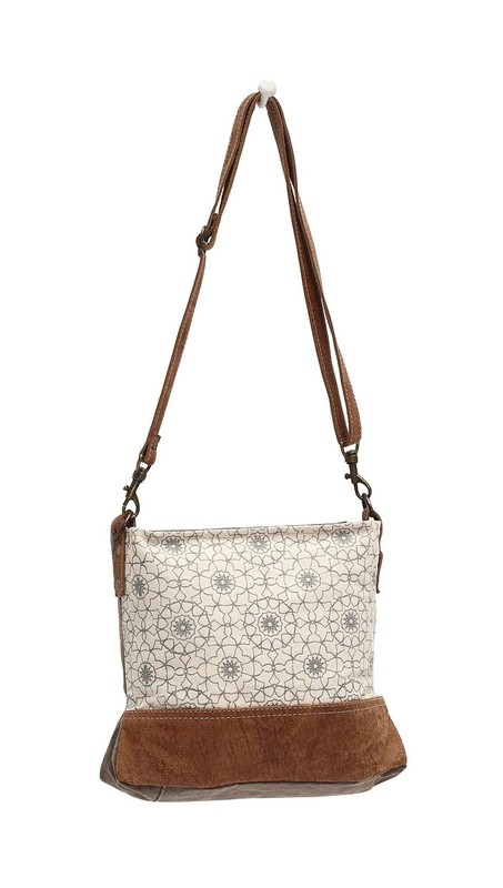 Myra Bag Bucket Bags for Women - Canvas Bucket Purse with Genuine Leather Det... gallery