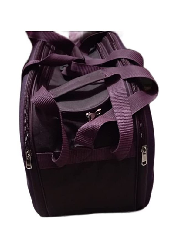 Jyoti BIGBAG Polyester Large Purple Regular Capacity Strolley Duffle Bag gallery