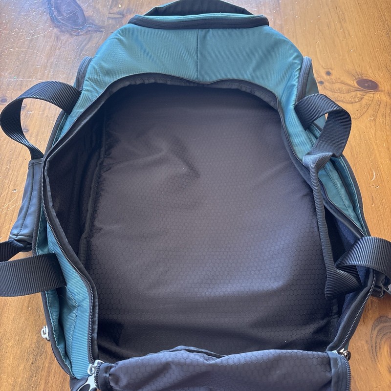TUMI Dual Backpack Duffle Excursion Carry On Travel Bag Teal gallery