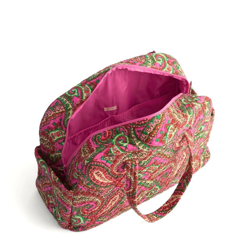 Vera Bradley Capri Pink Large Weekender Travel Bag Carry-on NWT gallery
