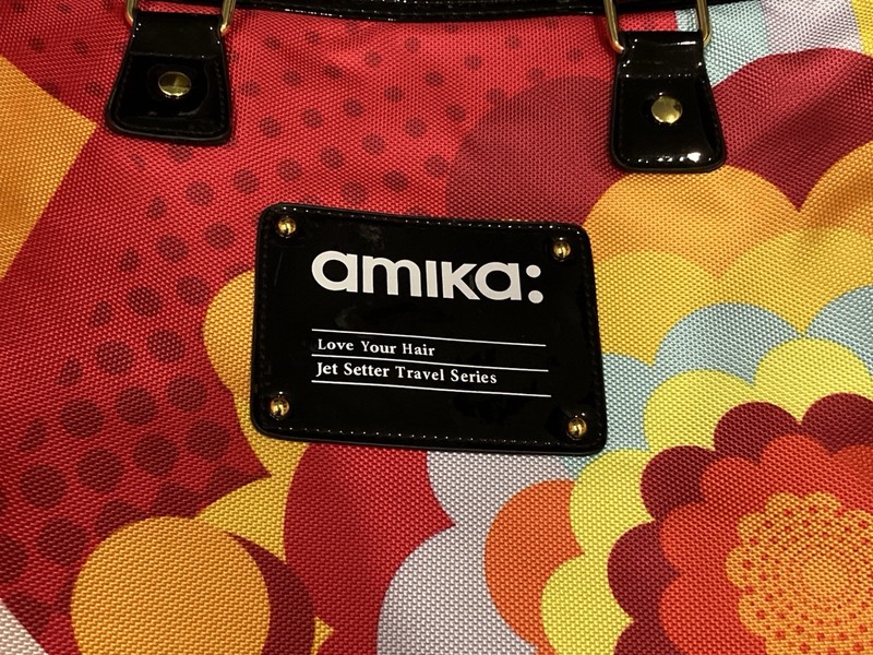 Amika Jet Setter Travel Series 21 Duffle Bag Multicolor Floral Adjustable Strap gallery
