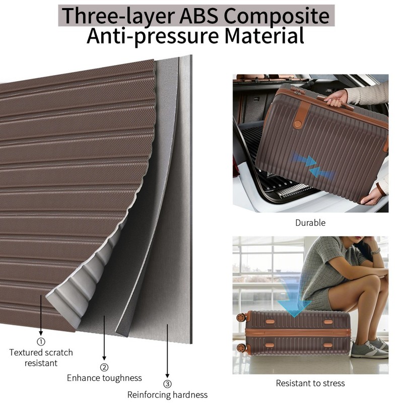 Lightweight Hardshell Suitcase, 360° Spinner Wheels & TSA Lock for Daily Travel gallery