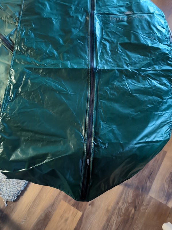 (2)Pendleton Green Lightweight Coat Travel Luggage Suit Garment Bag 39inx23in gallery