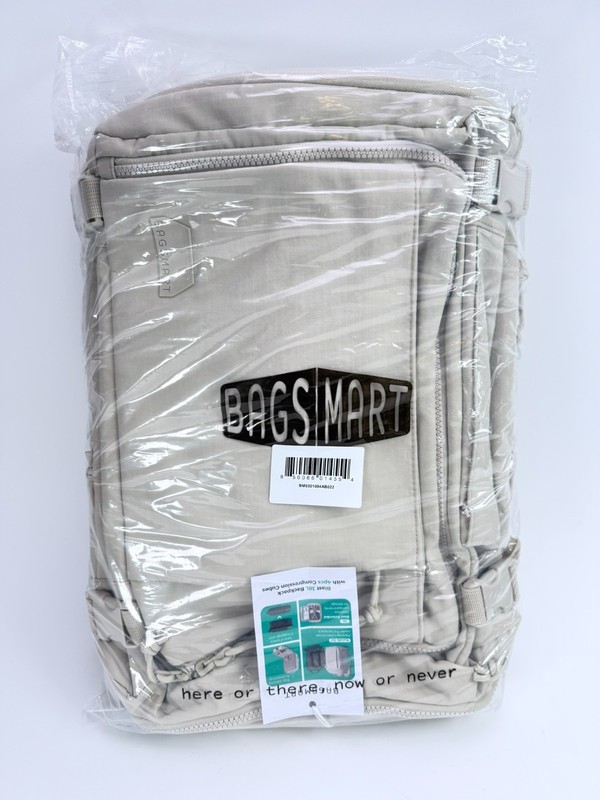 BAGSMART Blast 28L Travel Backpack Carry On Bag Tan New w/ Tags – Beige