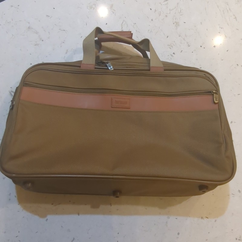 Beautiful Hartmann Luggage Carryon Brown/Taupe/Olive