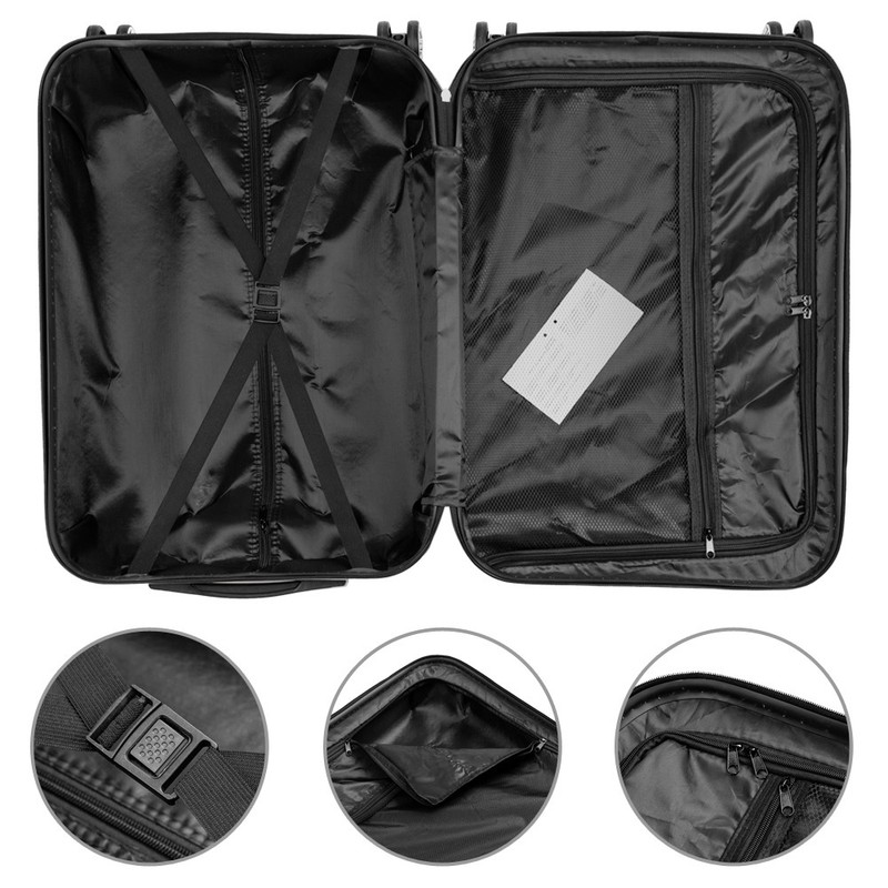 Suitcase Set with TSA Lock Hard Shell Luggage Suitable 20 24 28 inch Champagne gallery