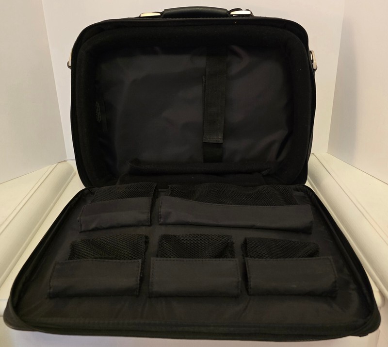 SAMSONITE EXPANDABLE BRIEFCASE COMPUTER BAG BLACK MULTI COMPARTMENTS ZIPPED gallery