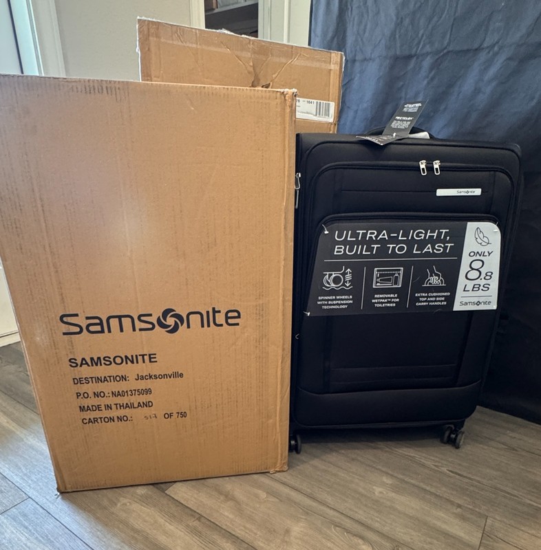 Samsonite UpLIFT Softside Large Spinner 152026‑1041 • BRAND NEW • 33” • Black • gallery