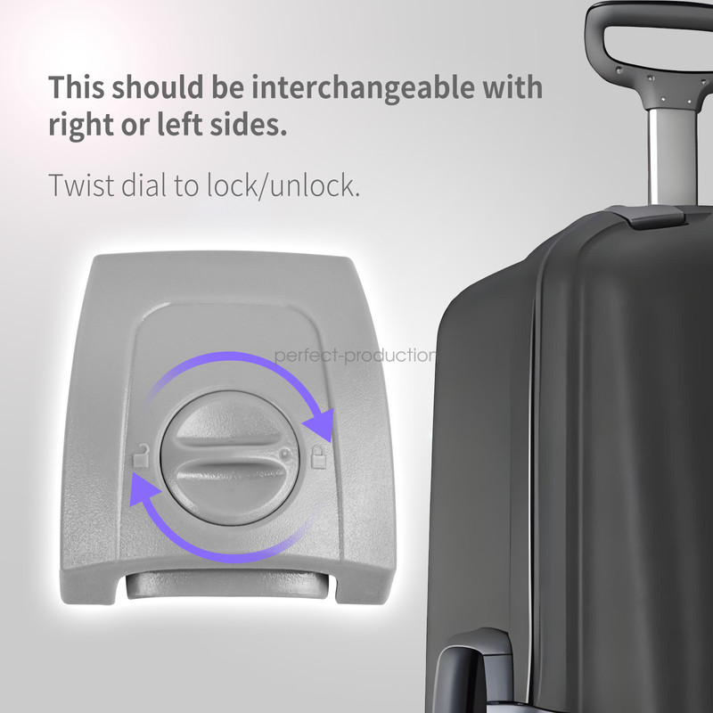 Replacement Part Side Latch Fits for Samsonite F'lite GT Luggage 4842 series gallery