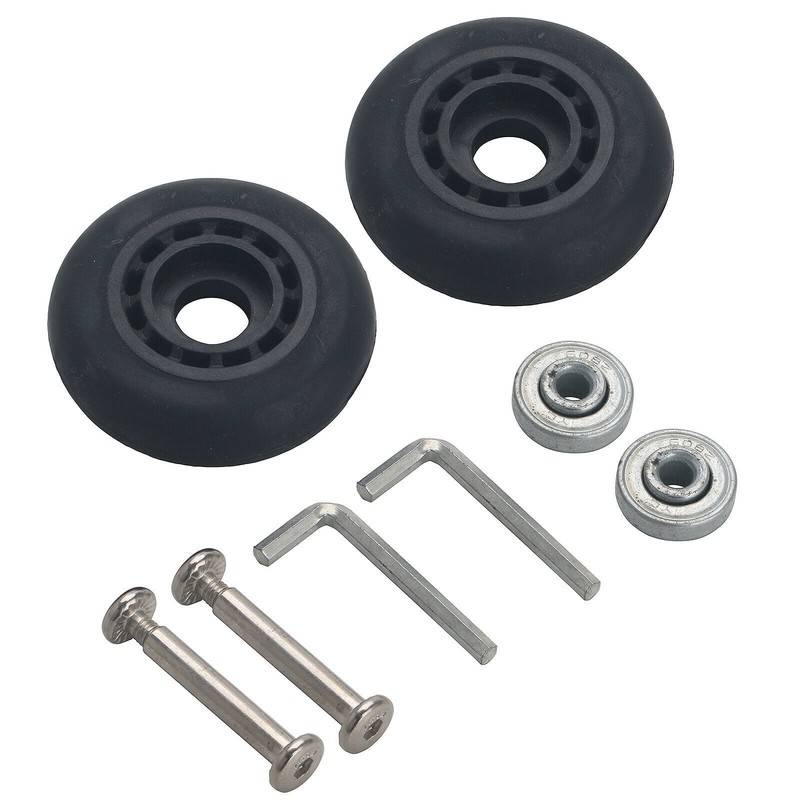 2 Set Luggage Suitcase Replacement Wheels OD 60mm/70mm/84mm gallery