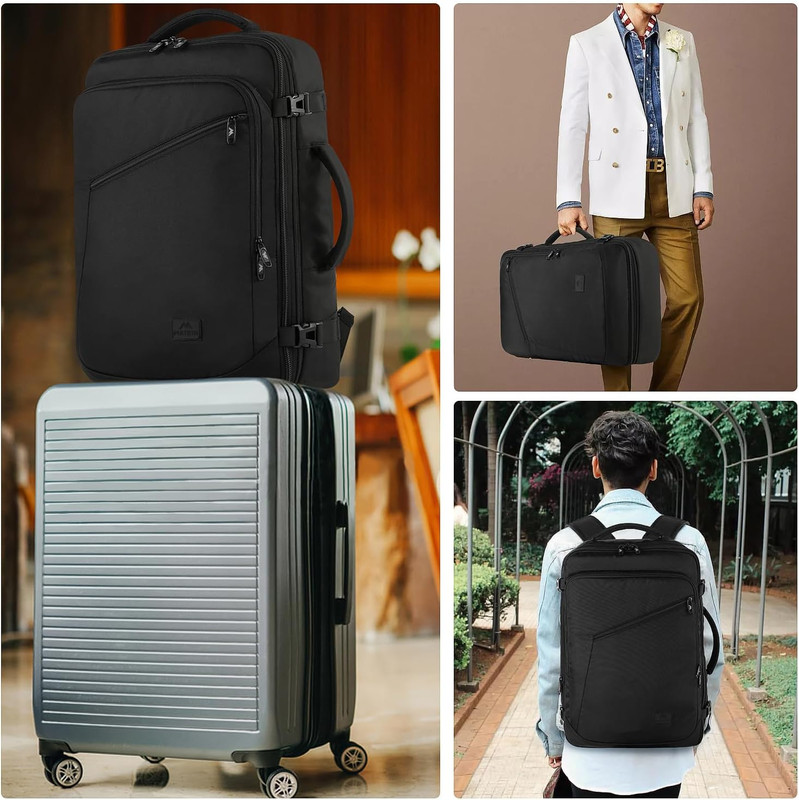 MATEIN Carry on Backpack, Extra Large Travel Backpack Expandable Airplane Approv gallery