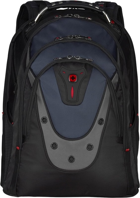 SwissGear Wenger Ibex 17″ Laptop Backpack Black Navy Blue