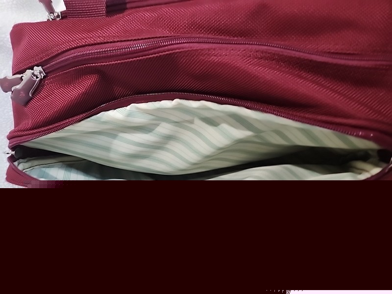 RICARDO Beverly Hills Unisex Carry-on Travel Bag Luggage Maroon Great Condition gallery