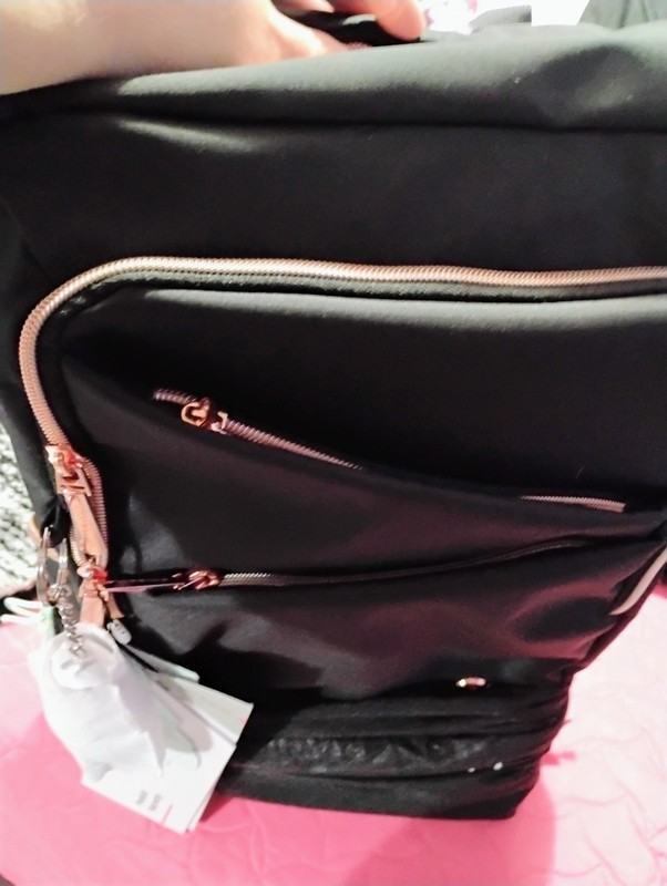Swissdigital Design Black Backpack Multiple Compartments SD1645-01 gallery