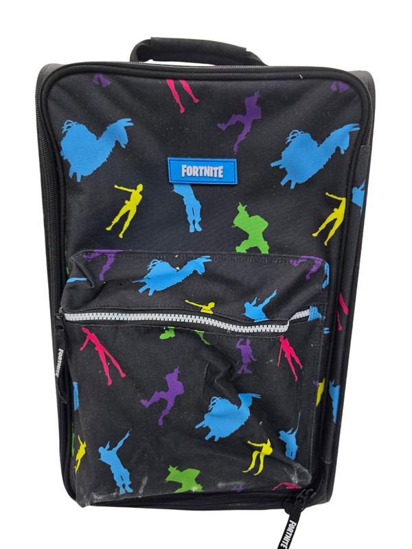 FORTNITE Unisex Child Multicolor Carry On Luggage, Black/Bright, O/S (Pre-Owned)
